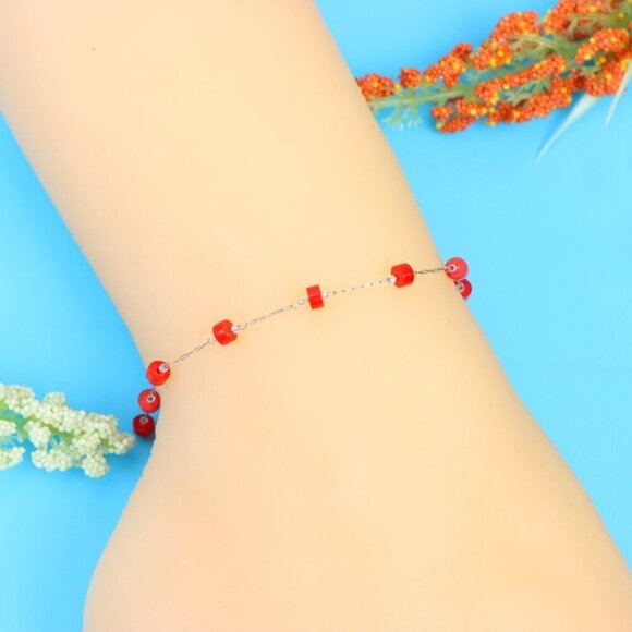 Elegant Handmade Anklet – Perfect for Women & Girls | Ideal Gift Option, DYC1580 - Picture 2 of 10